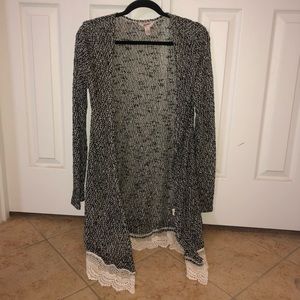 Arizona junior crocheted long sweater